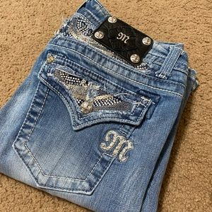 Miss Me flare jeans size 30, JE5124F9L, designed exclusively for the Buckle
